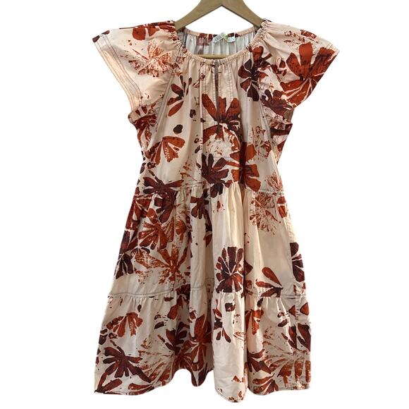 Marie Oliver Kara Aloha Poplin Mini Dress Multicolor Size Medium - Picture 3 of 11